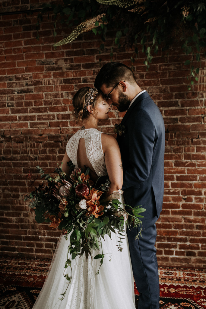 protea bridal bouquet | how to wedding plan